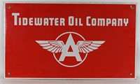 TIDEWATER OIL COMPANY PORCELAIN SIGN