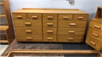 Mid century modern long dresser made in Temple