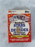 1987 Topps Kmart Baseballs Stars Of The Decades