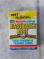 1987 Limited Edition Fleer, 6 Stickers & 44 Cards