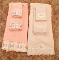 2) 3 piece Towel Sets