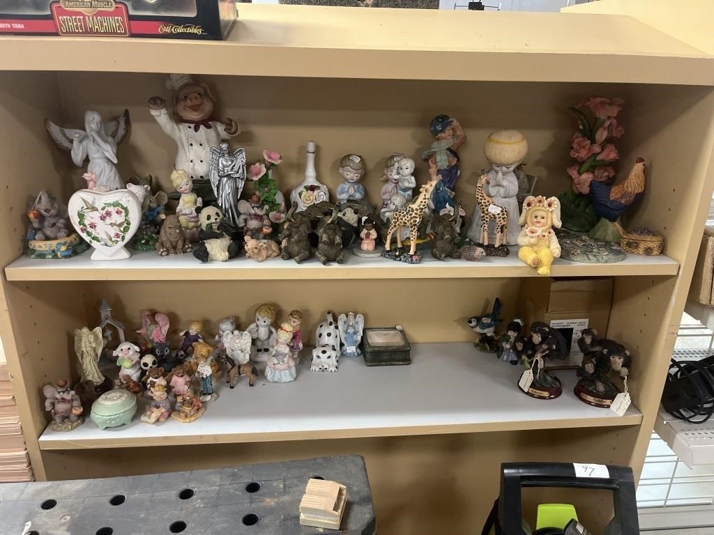 Large Lot of Misc- Ceramic Figures & More
