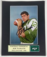 Joe Namath Autographed NY Jets Photograph