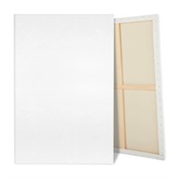 Large Canvas for Painting, 2 Pack 30x40 White Pre