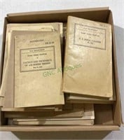 Box lot of WW II technical guides 1733