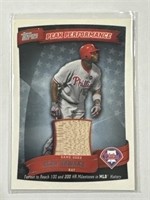 2010 Topps #PPR-RHO Ryan Howard Relic Card!