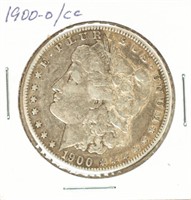 Coin 1900-O/CC Morgan Silver Dollar-VF
