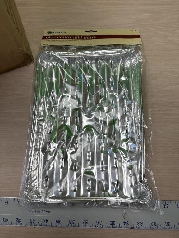 Case of new Aluminum Grill Pans