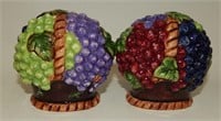 Baum Bros Style-Eyes Baskets of Colorful Grapes
