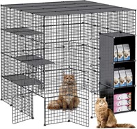 Large Cat Cage 55X55X55 with Storage Cube