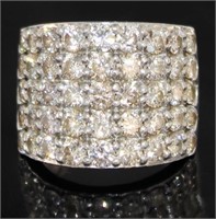 Platinum Brilliant 5.03 ct Natural Diamond Ring