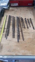 14 - Assorted Drill Bits. Used.