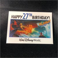 Disney Pin Happy 27th Birthday Fantasia Mickey