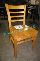 17X, SOLID WOOD BISTRO CHAIRS