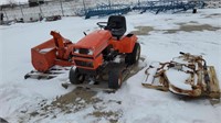 Ariens GT17 Garden Tractor w/ Snow Blower, Mower**