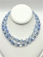 1950's Fancy Givre & Faceted Crystal Necklace