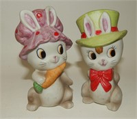 Anthropomorphic Rabbits in Hats