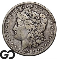 1901 Morgan Silver Dollar, Tougher Date to Find