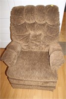 BROWN PLATFORM ROCKER