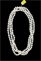8-9mm 66" freshwater pearl necklace