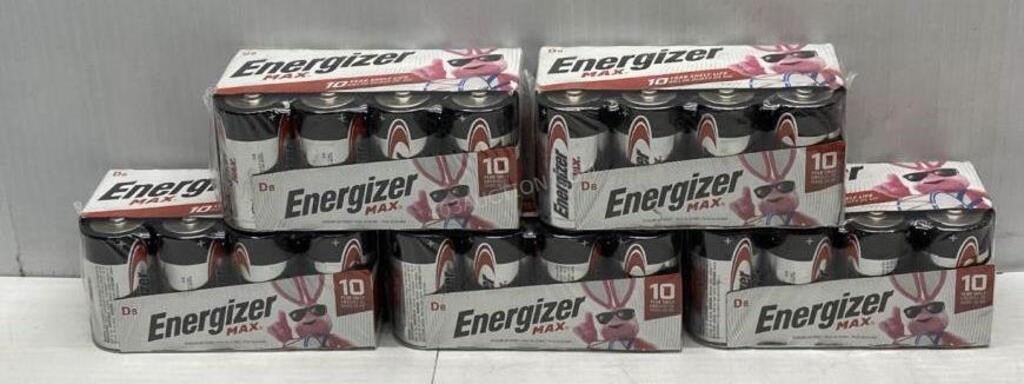 Lot of 40 Energizer D Batteries - NEW $175