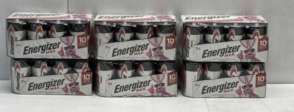 Lot of 48 Energizer D Batteries - NEW $210