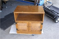 Small Wood Media Console / Cabinet