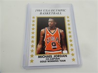 1985 US Basketball Team Michael Jordan Co-Captain