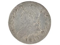 1817 Bust Half Dollar 7/3