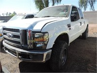 2008 Ford F-350 1FTWW31R38EA69335 White