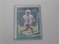 2023 DONRUSS JOSH DOWNS RC GREEN PARALLEL COLTS