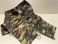 XL size polyester/cotton blend camo pants