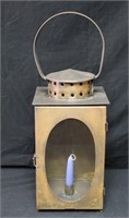 Vintage Brass Candle Lantern