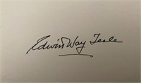 Edwin Way Teale Signature