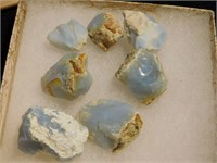 Blue Lace Agate - Gem quality - 7 pieces - good
