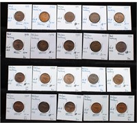 Great Britain 1929-48 Farthing Coin Collection