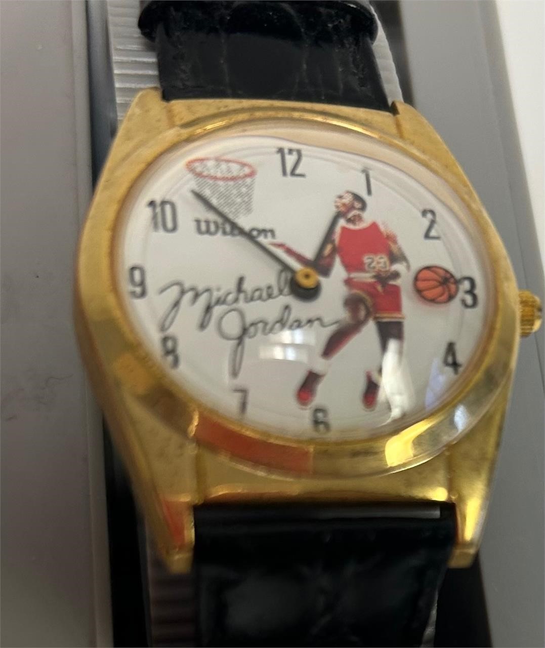 Wilson Gold Michael Jordan watch. Vintage
