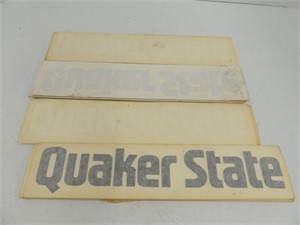 QTY. OF QUAKER STATE WINDOW STICKERS