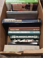 Box of old hard back books