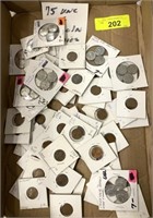75 UNCIRC AND VF LINCOLN PENNIES