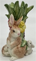 Small Fitz & Floyd Rabbit Vase