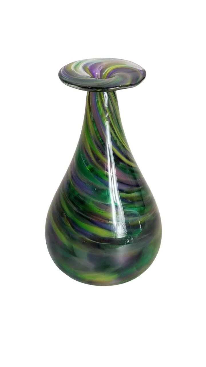 Signed Art Glass Vase