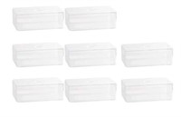 Hammont CLEAR ACRYLIC BOXES 6.75" x 1.75" 8 Pack