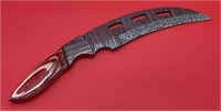 Damascus Knife w/Leather Sheath