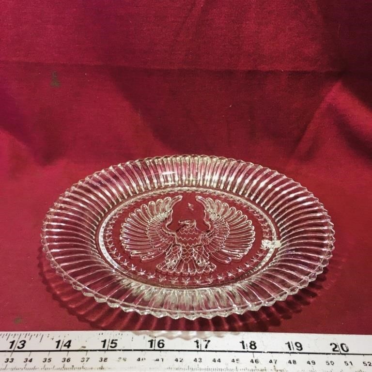 Glass Eagle Plate
