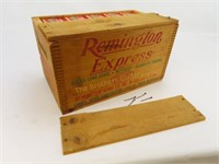 Vintage Remington Express Wood Crate Full