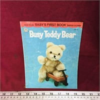 Busy Teddy Bear Childrens Golden Book (Vintage)
