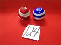 2 SWIREL MARBLE GEAR SHIFT KNOBS