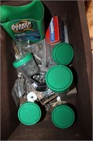5 DRAWERS OF HARDWARE-FASTENERS-MISC