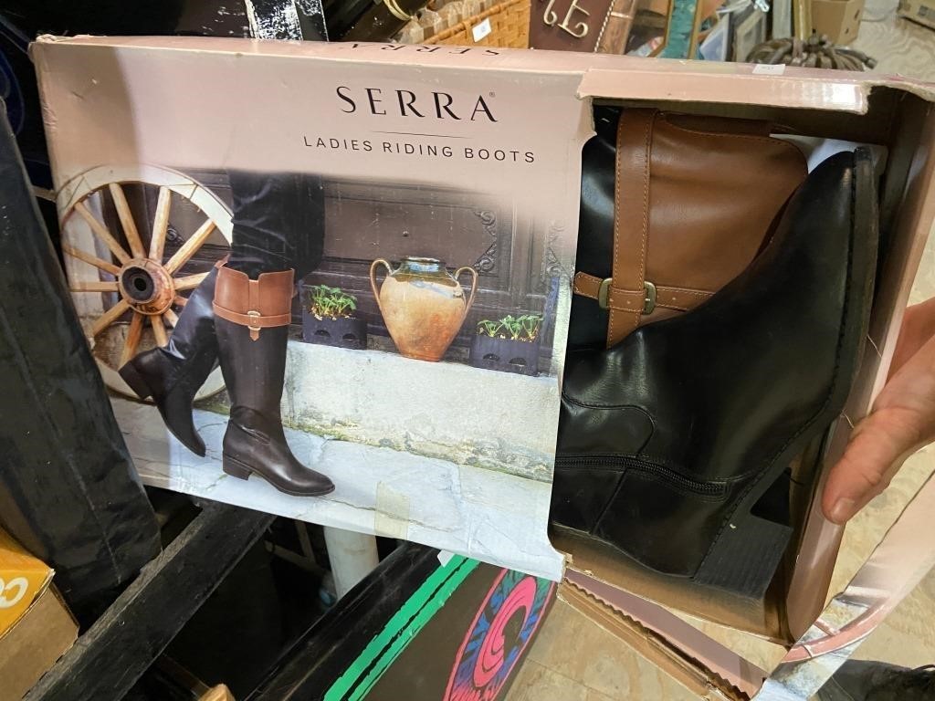 Serra ladies riding boots size 10